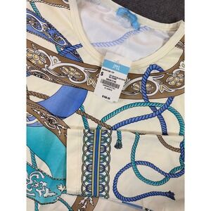 J.McLaughlin Catalinia Cloth Womens S Signature Top Nautical Wiltshire NWT